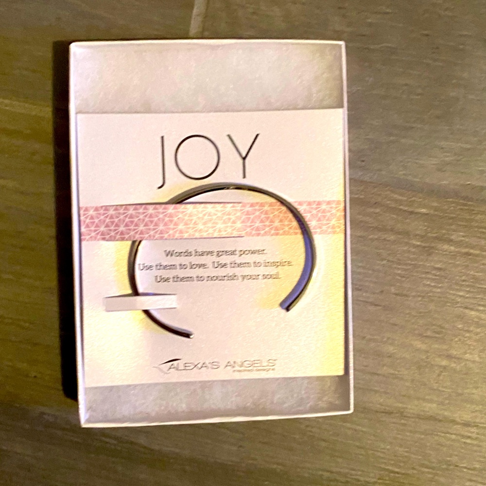 Alexa’s Angels stainless steel bracelet. Still in box